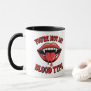 Search for is my blood type mugs Halloween