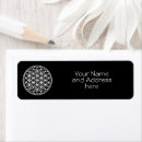 Search for geometry return address labels Flower of life