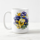 Search for pansy flower mugs Yellow