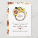 Search for sunflower rehearsal dinner invitations Elegant