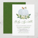 Search for watercolor pumpkin baby shower invitations Botanical