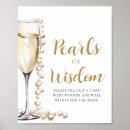 Search for pearls of wisdom Pearls and prosecco