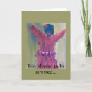 Search for stressed cards Woman