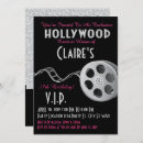 Search for film birthday invitations Hollywood