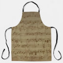 Search for music designs aprons Vintage