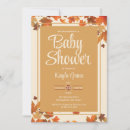 Search for maple leaves invitations Orange