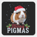 Search for guinea pig stickers Santa