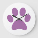 Search for paw print clocks Dog