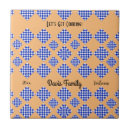 Search for blue diamond tiles Chequered