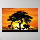 Search for african sunset posters Animals