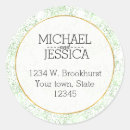 Search for name address stickers White