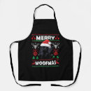 Search for black lab dog aprons Santa
