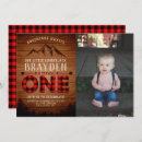 Search for lumberjack plaid invitations Wild one