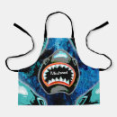 Search for great white shark aprons For kids