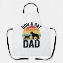 Search for vintage cat and dog aprons Pug