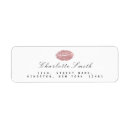 Search for pink lips return address labels Kiss