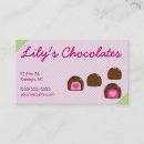 Search for chocolate business cards Classic