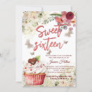 Search for cute sweet 16 invitations Floral