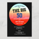 Search for red and black 50th birthday invitations Surprise