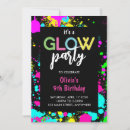 Search for splatter cards invites Glow in the dark