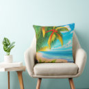 Search for beach scene cushions Palm trees
