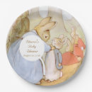 Search for rabbit plates Boy baby shower