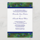 Search for royal green wedding invitations Peacock