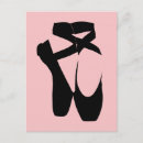 Search for ballet shoes postcards Black