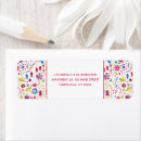 Search for wild flowers return address labels Floral
