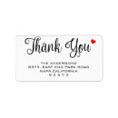 Search for red heart return address labels Modern