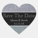 Search for silver glitter wedding stickers Simple