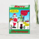 Search for warm climate christmas cards Santa