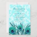 Search for peacock quinceanera invitations Teal