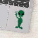 Search for little green men stickers Alien