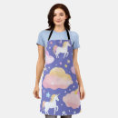 Search for rainbow unicorn kids aprons Purple