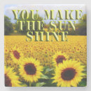 Search for you are my sunshine coasters Sunflower