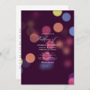 Search for bokeh lights wedding invitations Gold