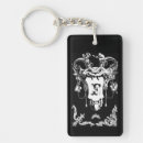 Search for white face key rings Cat
