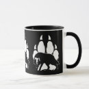 Search for wolf paw print mugs Footprint