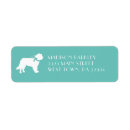 Search for saint bernard return address labels Cute