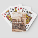 Search for vintage steam train playing cards Locomotive