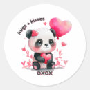 Search for valentine panda stickers Hearts