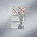 Search for teacher magnetic business cards Yoga instructor