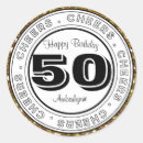 Search for black white gold birthday stickers Glitter