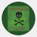 Search for halloween poison stickers Warning