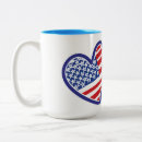 Search for heart flag mugs Usa