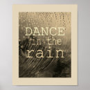 Search for dance in the rain posters Typography