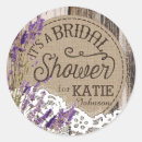 Search for lavender bridal shower stickers Wood