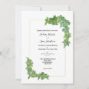 Search for ivy invitations Watercolor