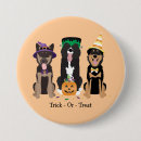 Search for candy illustration badges Trick or treat